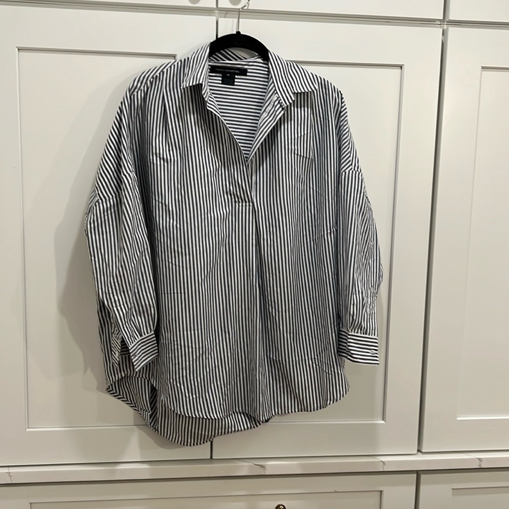 French connection oversized blouse